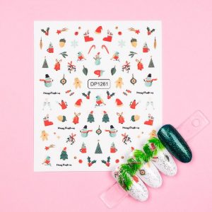 Abtibild Unghii SensoPRO Milano, Christmas Touch DP1261, Nail Art – ofertă, preț și specificații