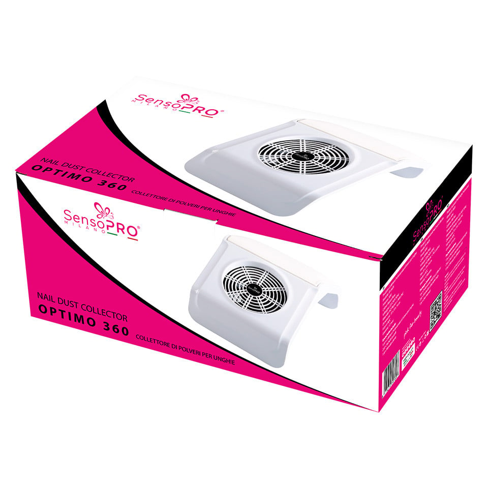 Aspirator unghii profesional 30W OPTIMO 360 - SensoPRO Milano , Roz, Aparatura Unghii - imagine 4