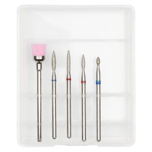 Capete Freza Unghii Diamantate LUXORISE #22, set 5 buc, Aparatura Unghii – ofertă, preț și specificații