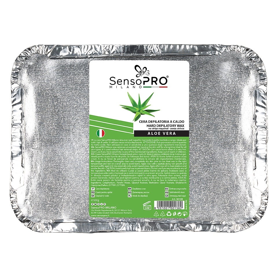 Ceara Epilat Traditionala cu Aloe Vera SensoPRO Milano – 500g