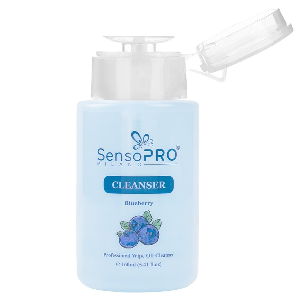 Cleanser Unghii SensoPRO Milano Blueberry – 160 ml