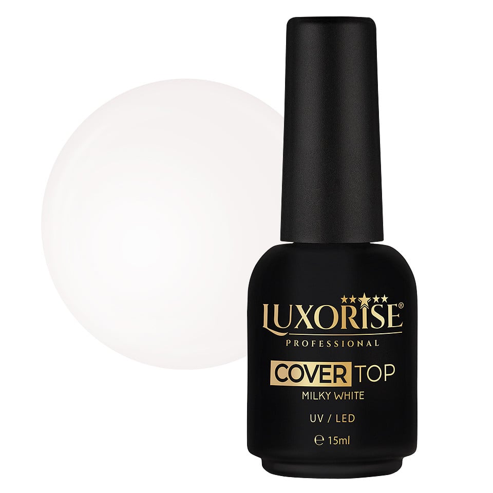 Cover Top Coat Milky White LUXORISE – Eleganță și Performanță