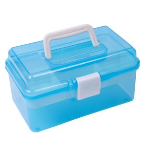 Cutie Manichiura Compartimentata Albastru