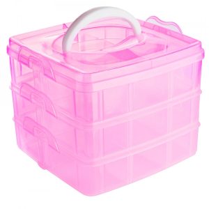 Cutie Manichiura Compartimentata pe 3 Niveluri