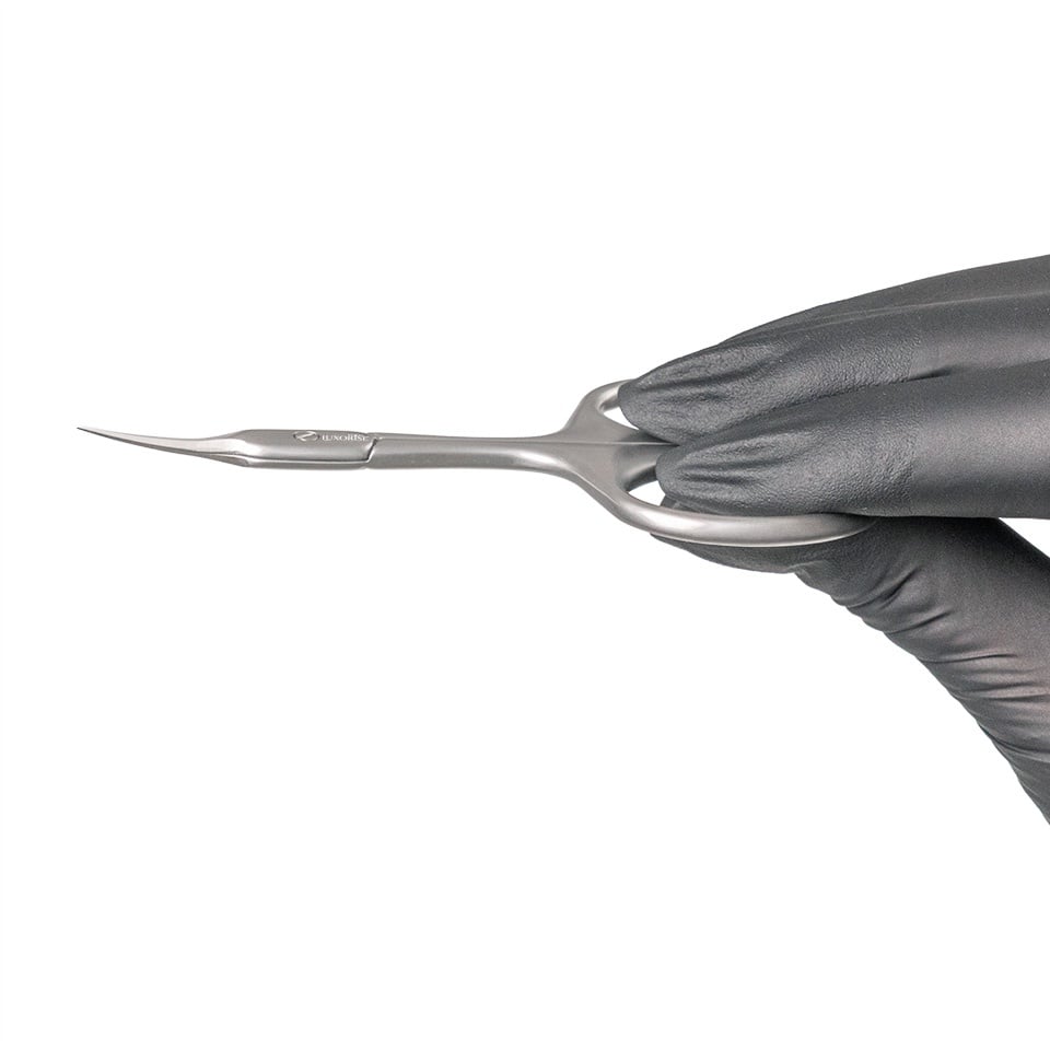 Forfecuta Cuticule Profesionala LUXORISE Precision PRO,Curved Blade, Accesorii Unghii - imagine 4