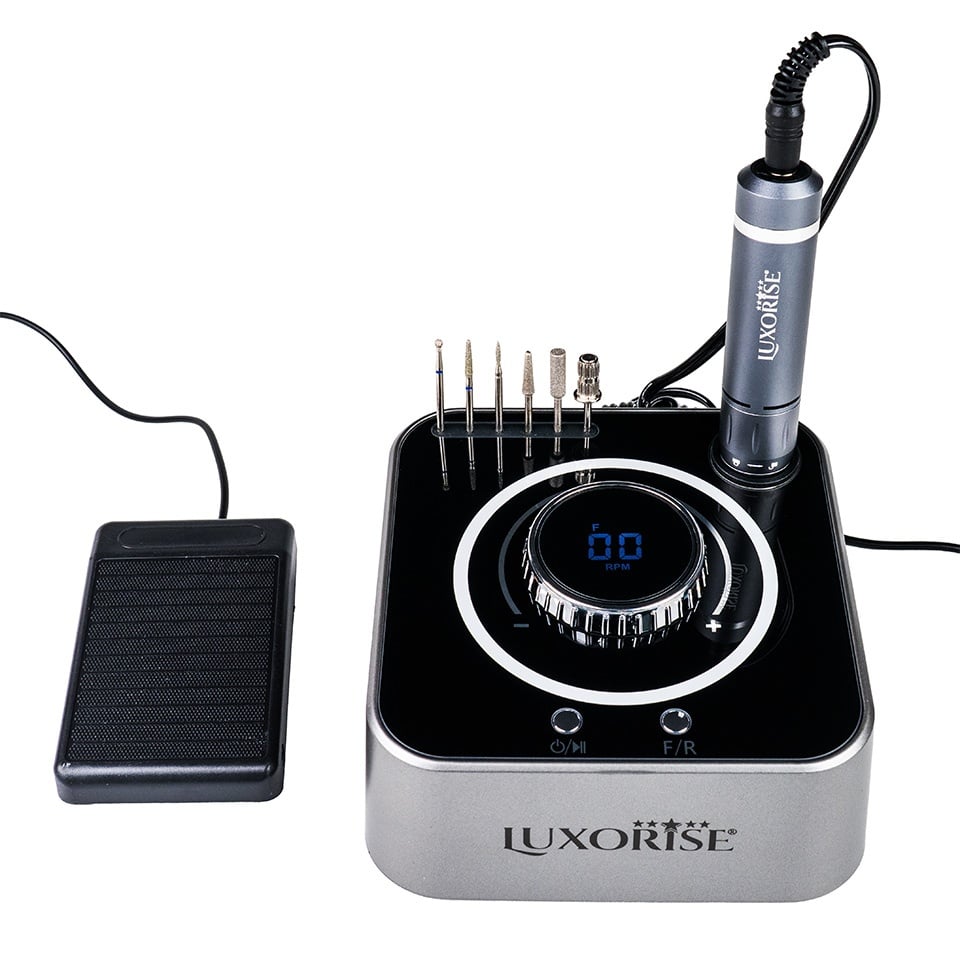 Freza Unghii NeoTurbo PRO 40.000RPM - LUXORISE, Titanium Silver, Aparatura Unghii - imagine 4
