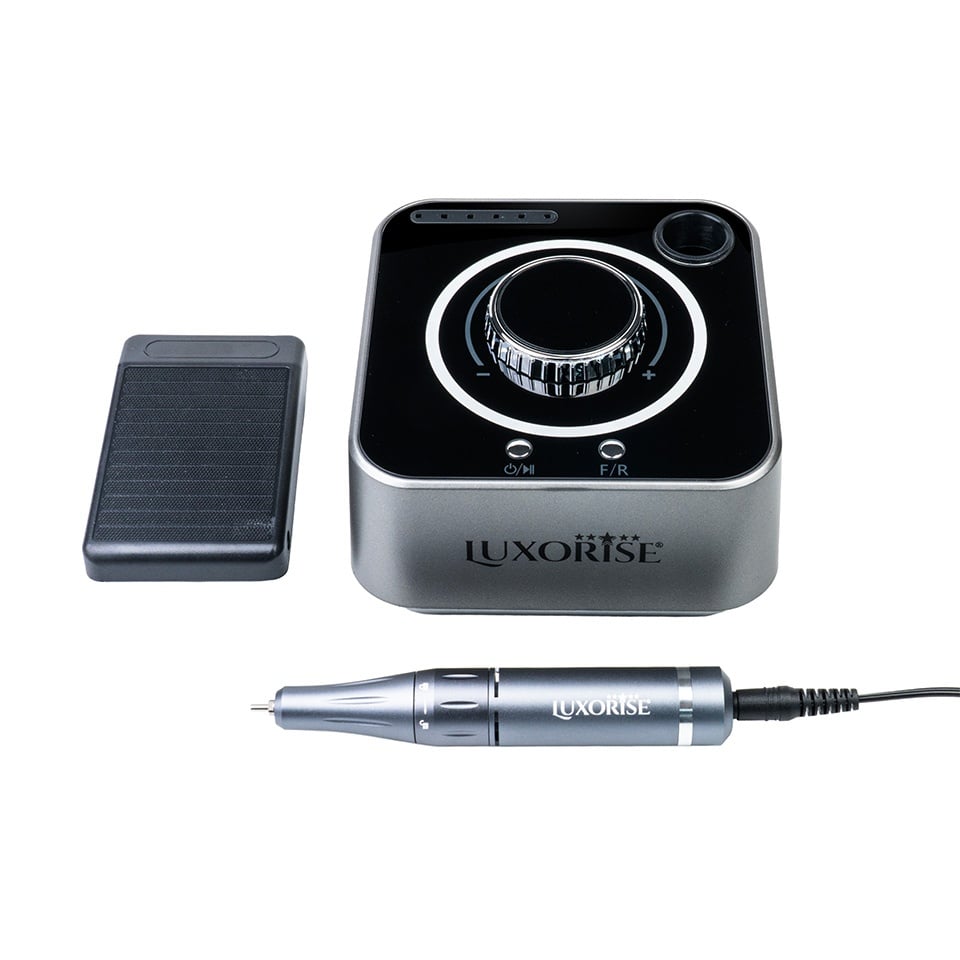 Freza Unghii NeoTurbo PRO 40.000RPM - LUXORISE, Titanium Silver, Aparatura Unghii - imagine 6