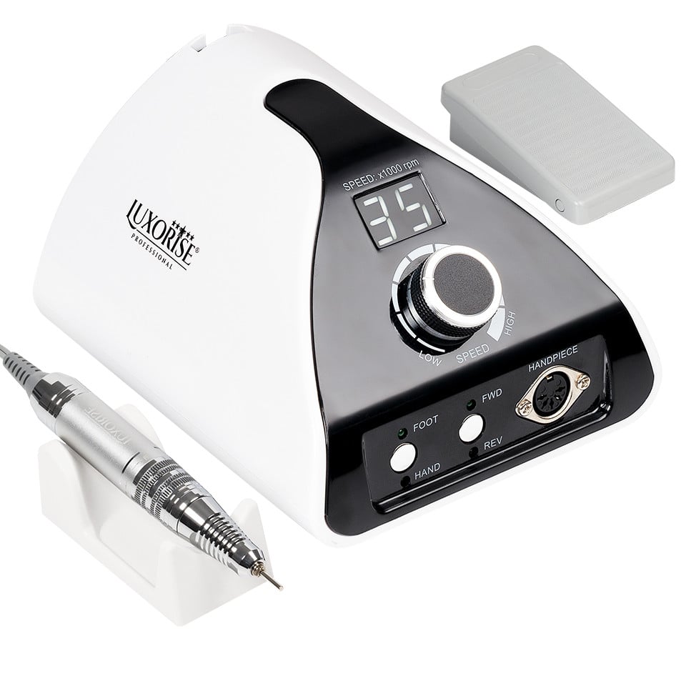 Freza unghii profesionala Energy Elite - LUXORISE , 35.000 RPM, White, Aparatura Unghii - imagine 5