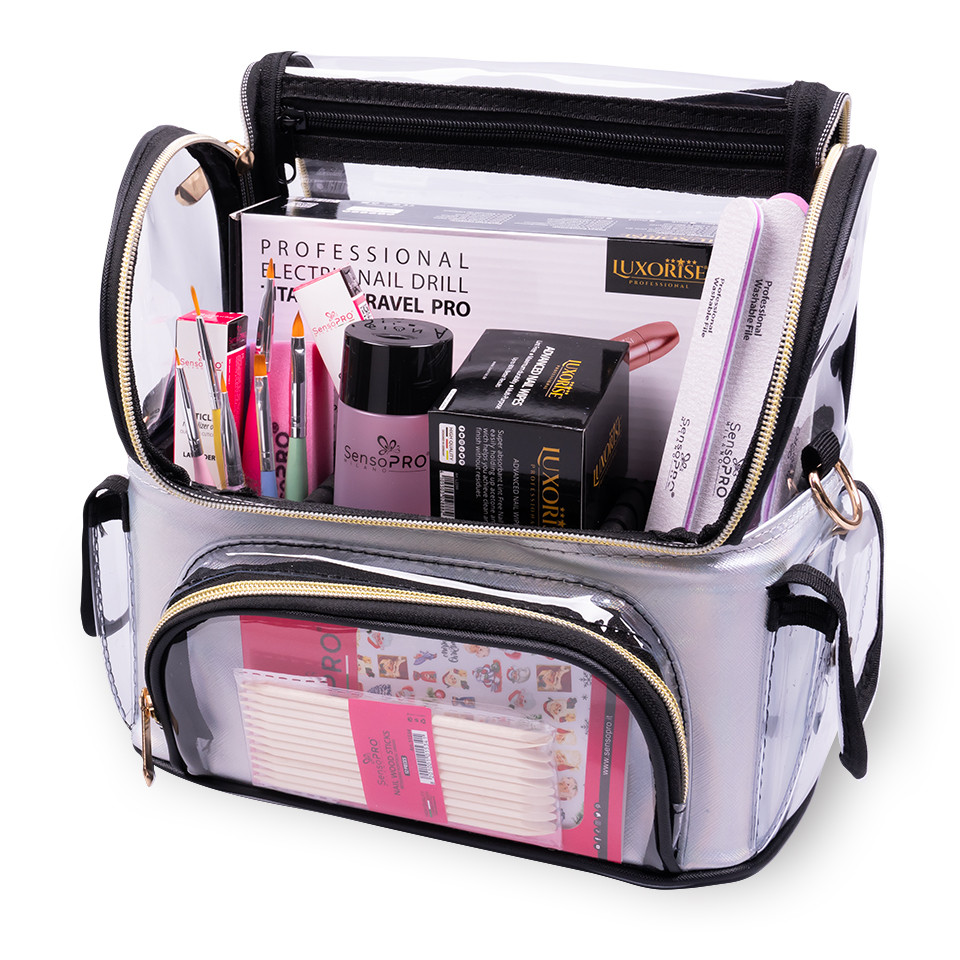Geanta Produse Unghii SensoPRO Milano, Vanity Travel Unicorn, Accesorii Unghii - imagine 4