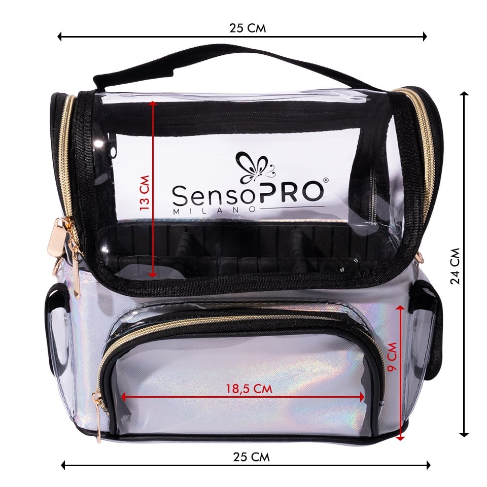 Geanta Produse Unghii SensoPRO Milano, Vanity Travel Unicorn, Accesorii Unghii - imagine 5