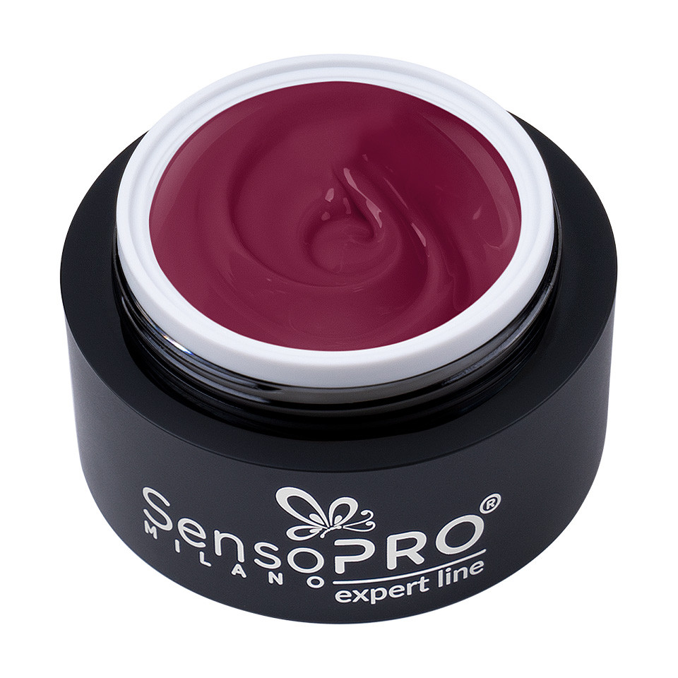 Gel Colorat UV SensoPRO Milano Expert Line - Deep Scarlet 5ml, Geluri UV - imagine 3