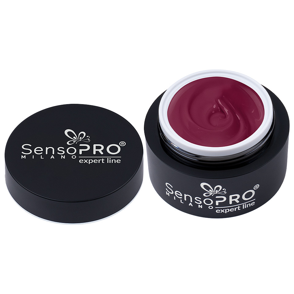 Gel Colorat UV SensoPRO Milano Expert Line - Deep Scarlet 5ml, Geluri UV - imagine 4