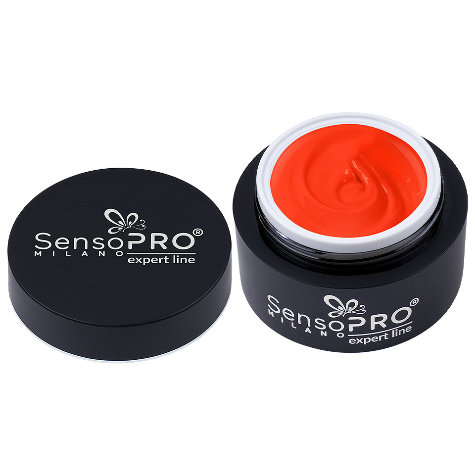 Gel Colorat UV SensoPRO Milano Expert Line - Paradise Red 5ml, Geluri UV - imagine 3