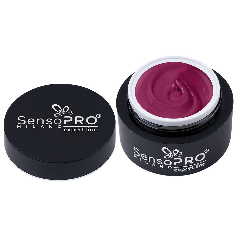 Gel Colorat UV SensoPRO Milano Expert Line - Ruby Noir 5ml, Geluri UV - imagine 3