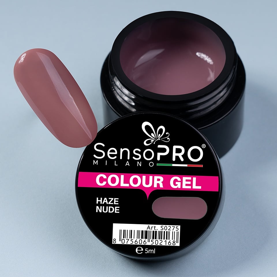 Gel UV Colorat Haze Nude, SensoPRO Milano, Geluri UV - imagine 4