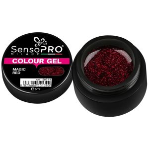 Gel UV Colorat Magic Red 5ml, SensoPRO Milano, Geluri UV – ofertă, preț și specificații