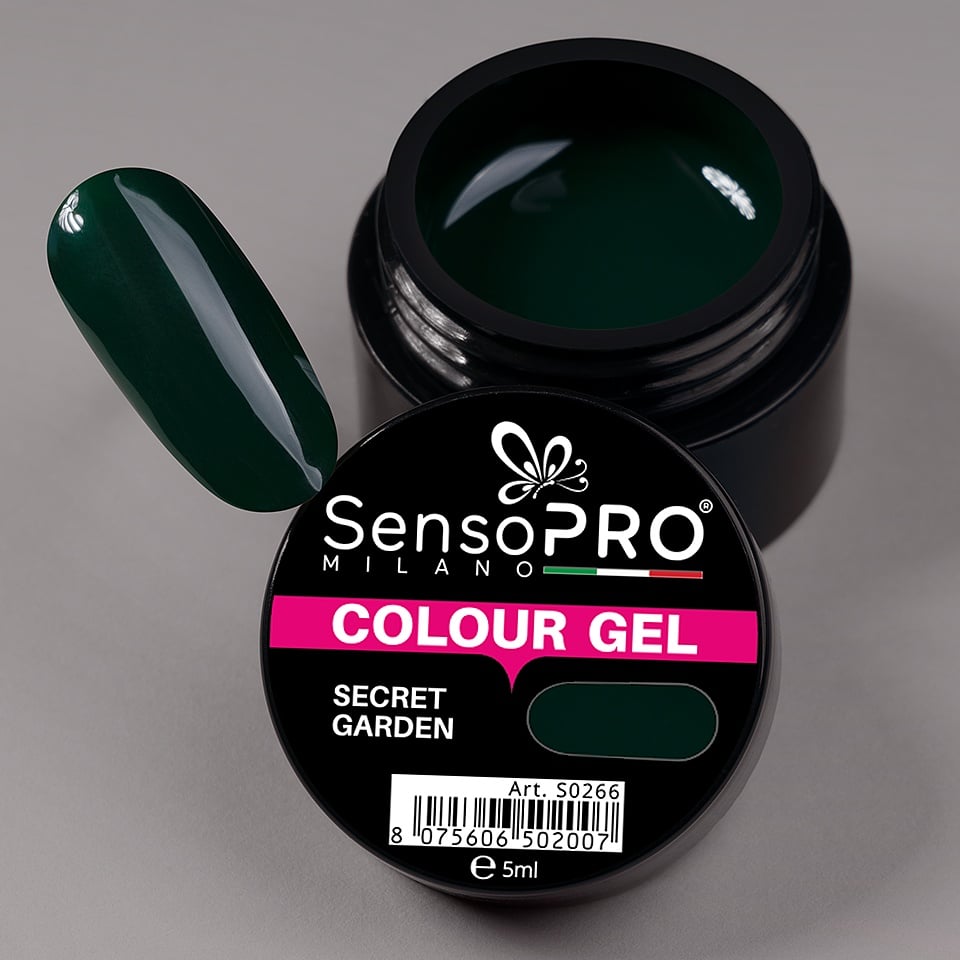 Gel UV Colorat Secret Garden 5ml, SensoPRO Milano, Geluri UV - imagine 4