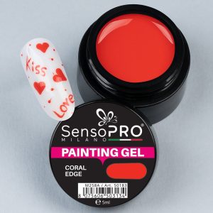 Gel UV Pictura Unghii Coral Edge 5ml