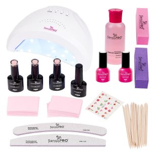 Kit Oja Semipermanenta Incepatori cu Lampa UV/LED Promotie #09