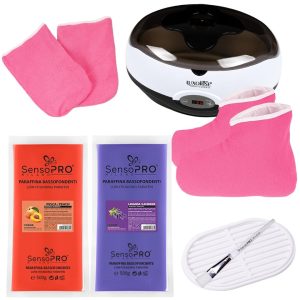 Kit Parafina cu incalzitor parafina SensoPRO Milano + accesorii + CADOU