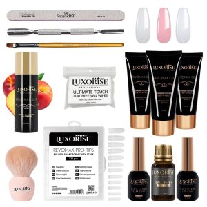 Kit Polygel REVOMAX LUXORISE Easy Sculpt + CADOU