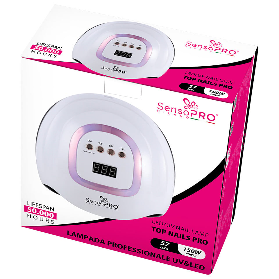 Lampa Unghii UV LED 150W TOP NAILS PRO - SensoPRO Milano, Aparatura Unghii - imagine 3