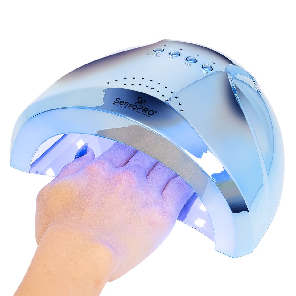 Lampa Unghii UV LED 48W SUNONE SensoPRO Milano, Mermaid Blue, Aparatura Unghii - imagine 5