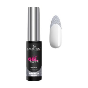 Liner Gel UV Pictura Unghii SensoPRO Milano Platinum - Titanium Shine 8ml