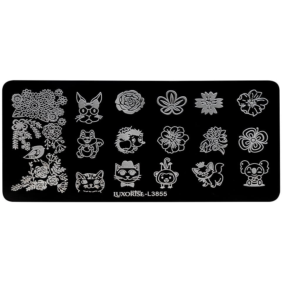 Matrita Metalica Stampila Unghii LUXORISE