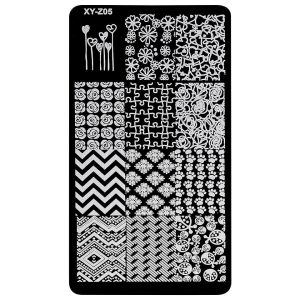 Matrita Metalica Stampila Unghii LUXORISE