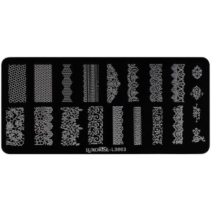 Matrita Metalica Stampila Unghii LUXORISE