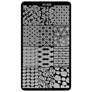 Matrita Metalica Stampila Unghii LUXORISE