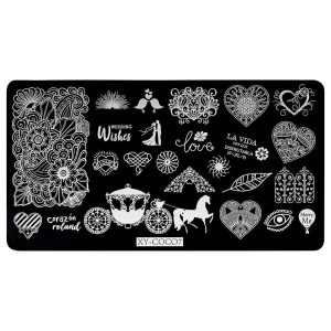 Matrita Metalica Stampila Unghii LUXORISE