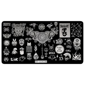 Matrita Metalica Stampila Unghii LUXORISE