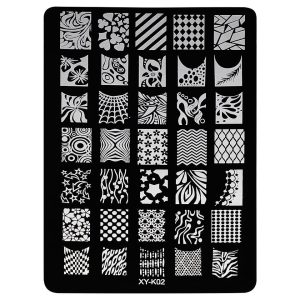 Matrita Metalica Stampila Unghii LUXORISE