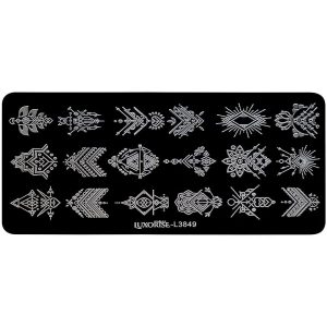 Matrita Metalica Stampila Unghii LUXORISE