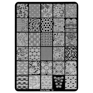 Matrita Metalica Stampila Unghii LUXORISE