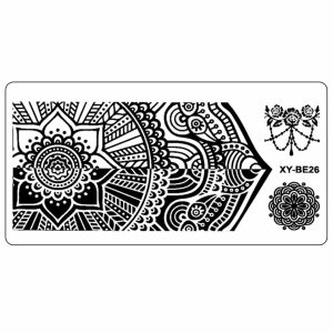 Matrita Metalica Stampila Unghii XY-BE26 - Mandala