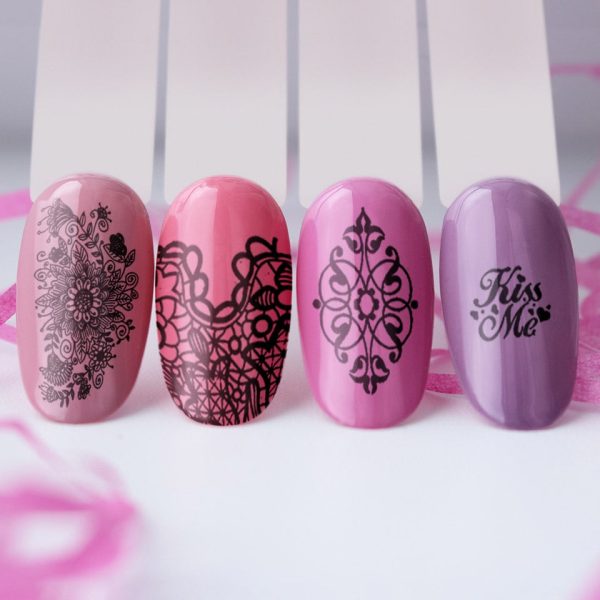 Matrita Metalica Stampila Unghii XY-J25 - Mandala, Nail Art - imagine 3