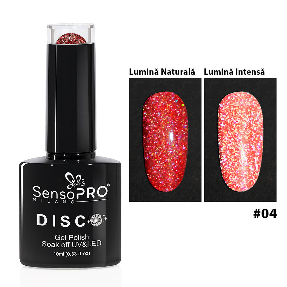 Oja Semipermanenta Disco SensoPRO Milano 10ml - Love & Dance #04, Oja Semipermanenta - imagine 3