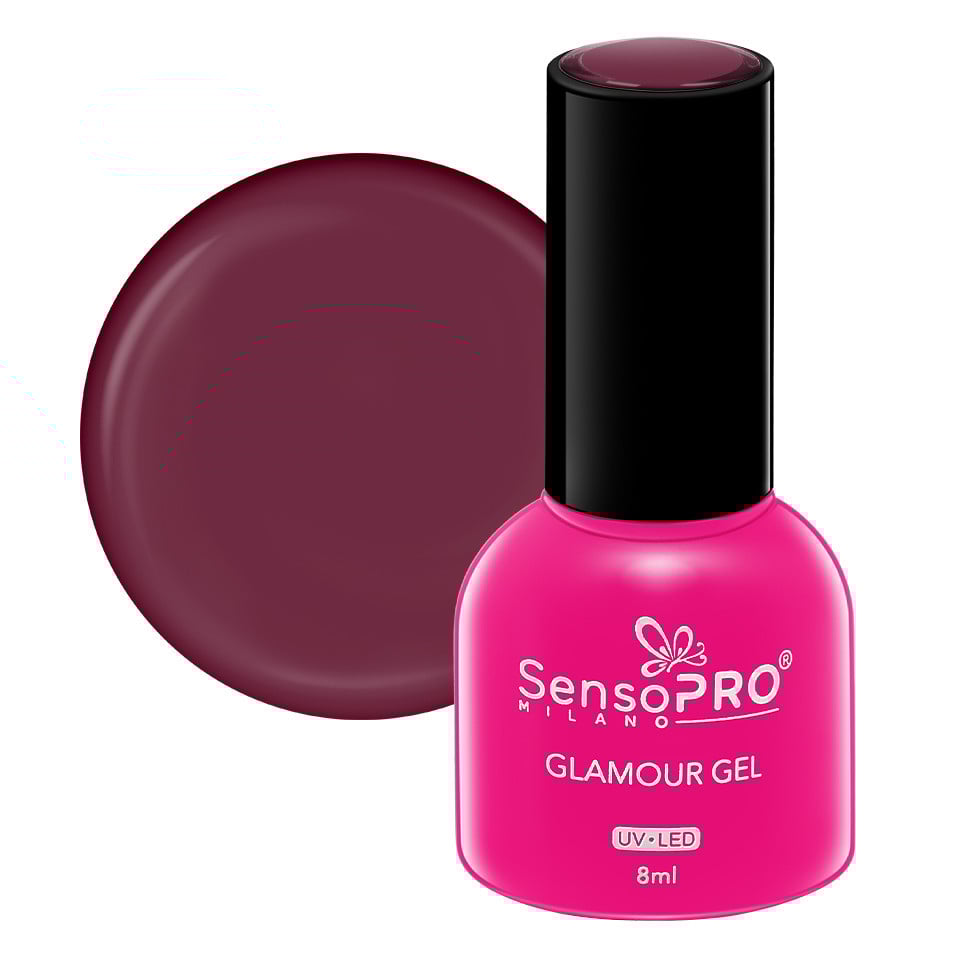 Oja Semipermanenta Glamour Gel SensoPRO Milano – Ruby Moon #50