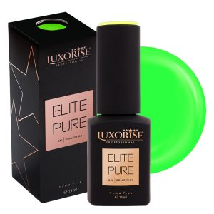 Oja Semipermanenta Hema Free LUXORISE ELITE PURE- Fluorescent Green