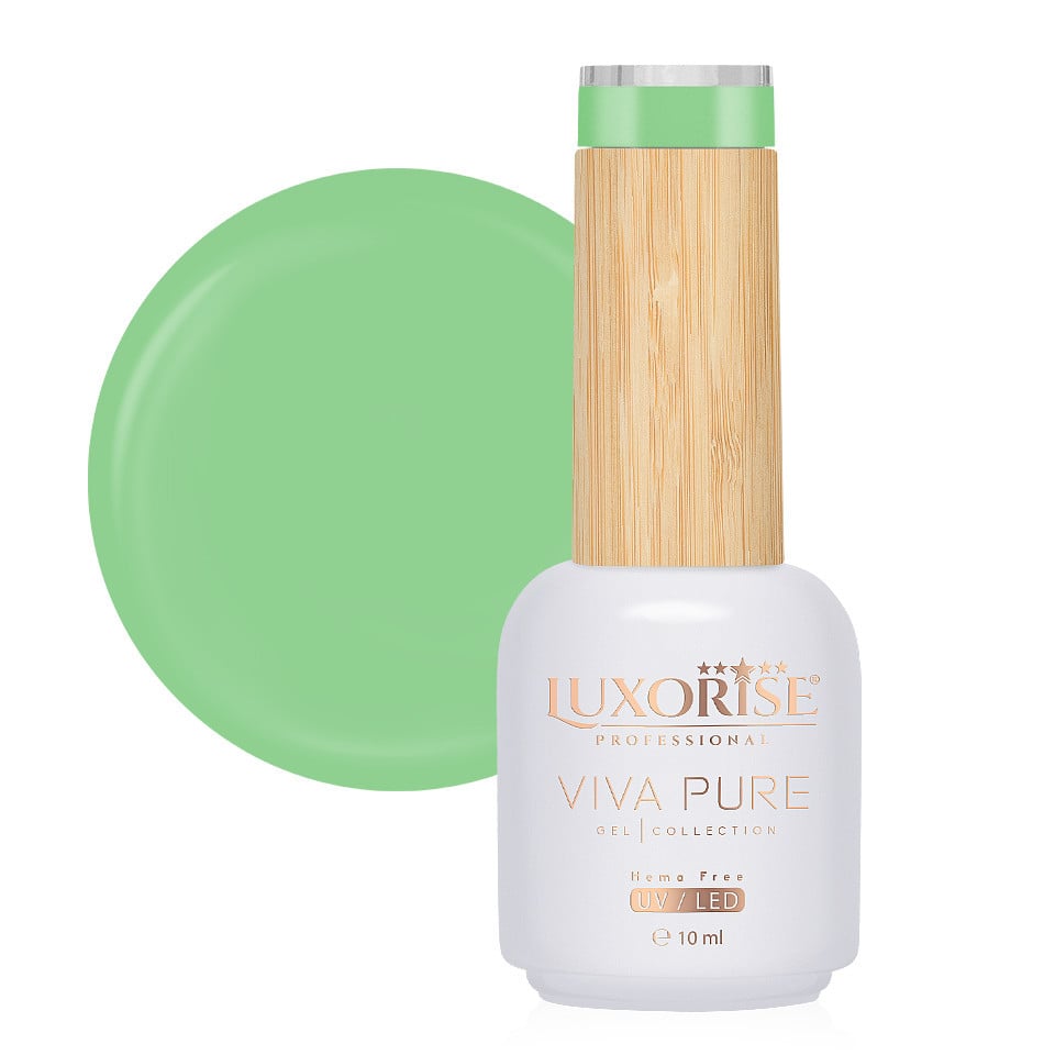 Oja Semipermanenta Hema Free Viva Pure LUXORISE - Gentle Jade 10ml