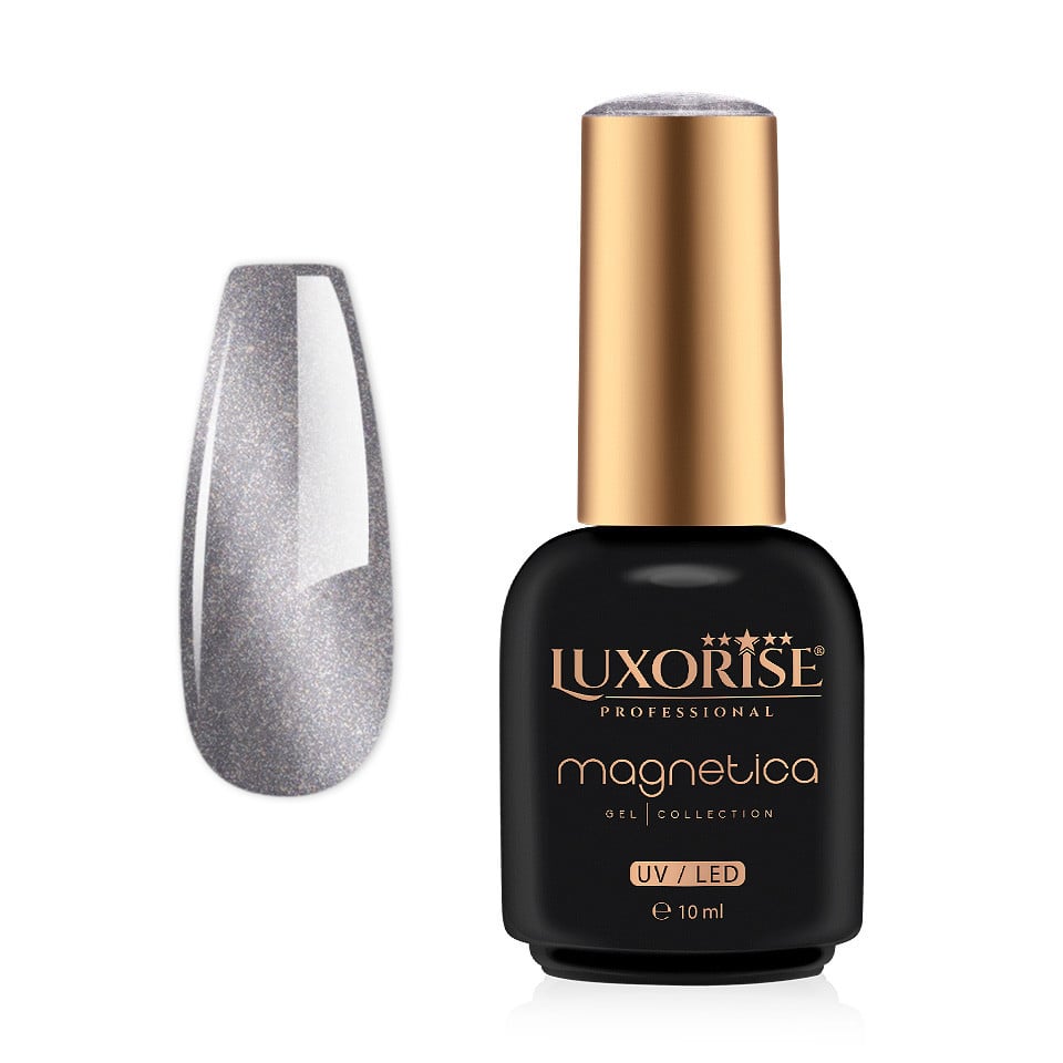 Oja Semipermanenta LUXORISE MAGNETICA - Silk, Satin Silver 10ml, Oja Semipermanenta – ofertă, preț și specificații