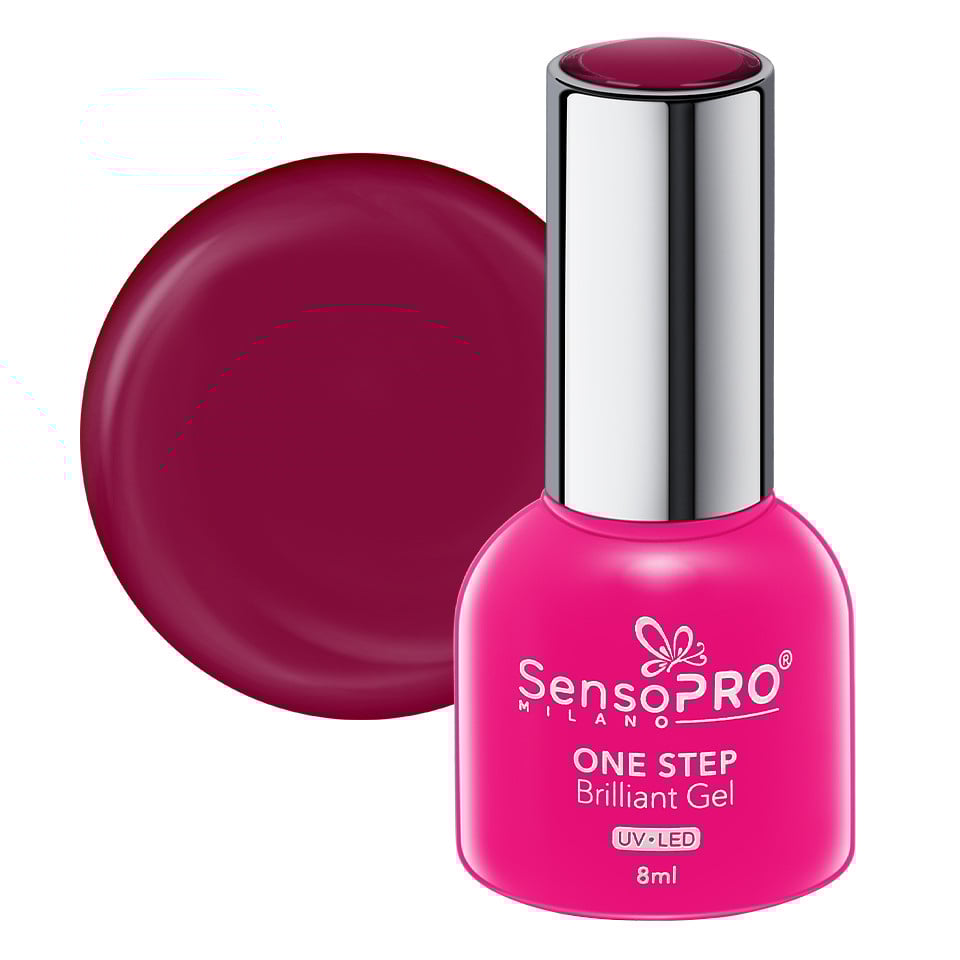 Oja Semipermanenta One Step Brilliant Gel SensoPRO Milano | Flawless Rose #15