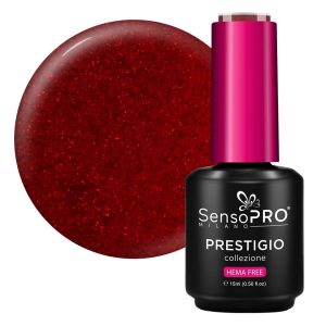 Oja Semipermanenta PRESTIGIO SensoPRO Milano - Cozy Burgundy 15ml