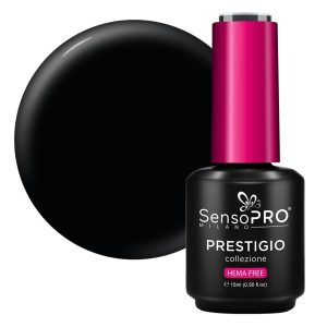 Oja Semipermanenta PRESTIGIO SensoPRO Milano - Prestige Black 15ml