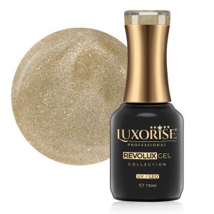 Oja Semipermanenta Revolux LUXORISE, Golden Muse 15ml, Oja Semipermanenta