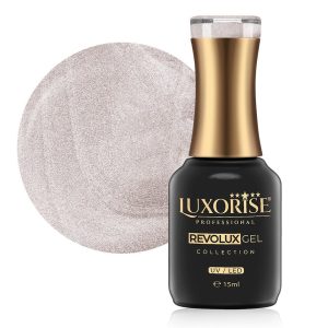 Oja Semipermanenta Revolux LUXORISE, Platinum Shine 15ml, Oja Semipermanenta