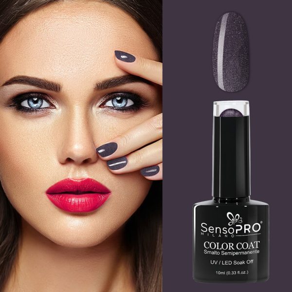 Oja Semipermanenta SensoPRO Milano 10ml - 020 Vintage Grey, Oja Semipermanenta - imagine 3